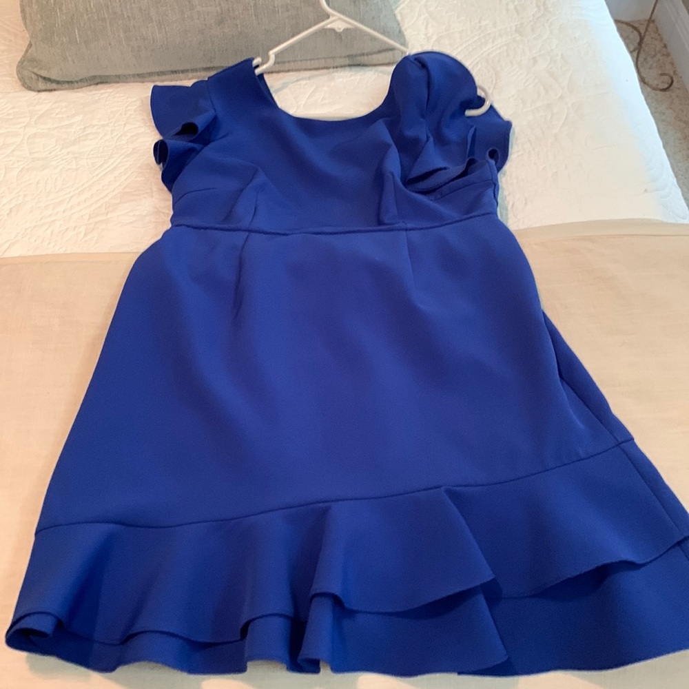 Beautiful royal blue size L dress worn once